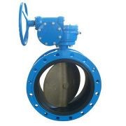 Double flange butterfly valve